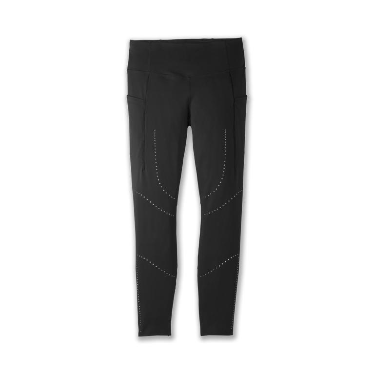 Brooks METHOD 7/8 Cropped Running Leggings Womens Canada - Black (BDH749258)